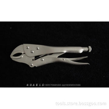 Oval jaws locking pliers